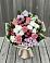 Букет цветов из: Альстромерии, Гвоздики, Розы и Хризантемы в Изобильном