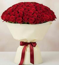 Букет 101 Красная роза Милано в Изобильном