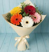 Букет цветов из:  Герберы в Изобильном