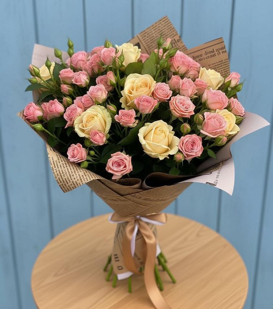 Букет цветов из: Розы в Изобильном