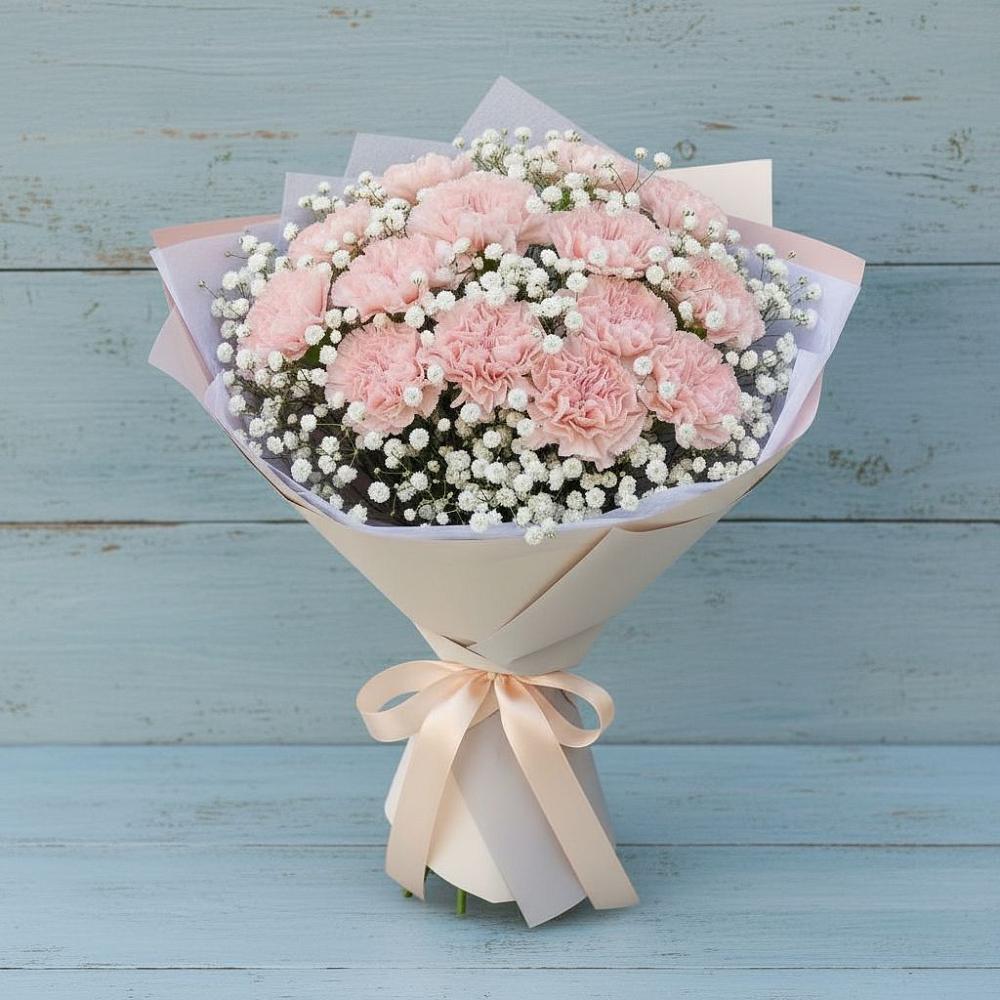 Букет цветов из: Гвоздики в Изобильном