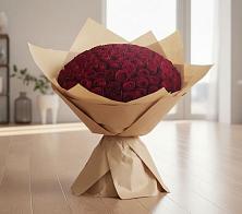 Букет 101 Красная роза в Изобильном