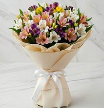 Букет цветов из:  Альстромерии в Изобильном
