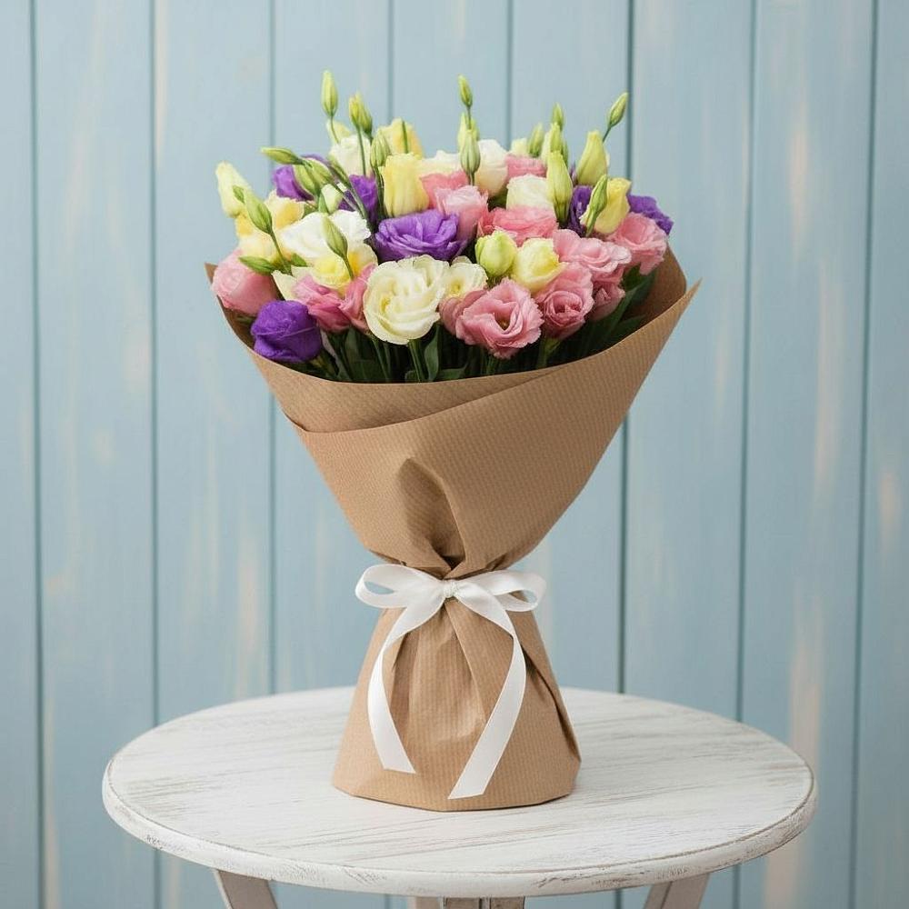 Букет цветов из: Лизиантусы в Изобильном