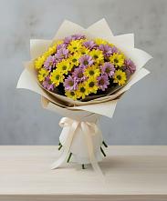 Букет цветов из:  Хризантемы в Изобильном
