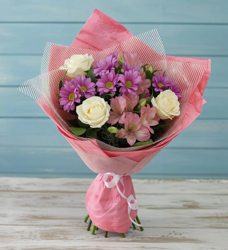 Букет цветов из: Герберы в Изобильном