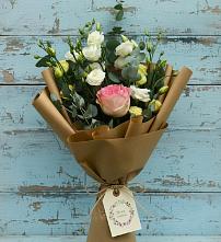 Букет цветов из:  Розы и Лизиантусы в Изобильном
