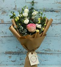 Букет цветов из:  Розы и Лизиантусы в Изобильном
